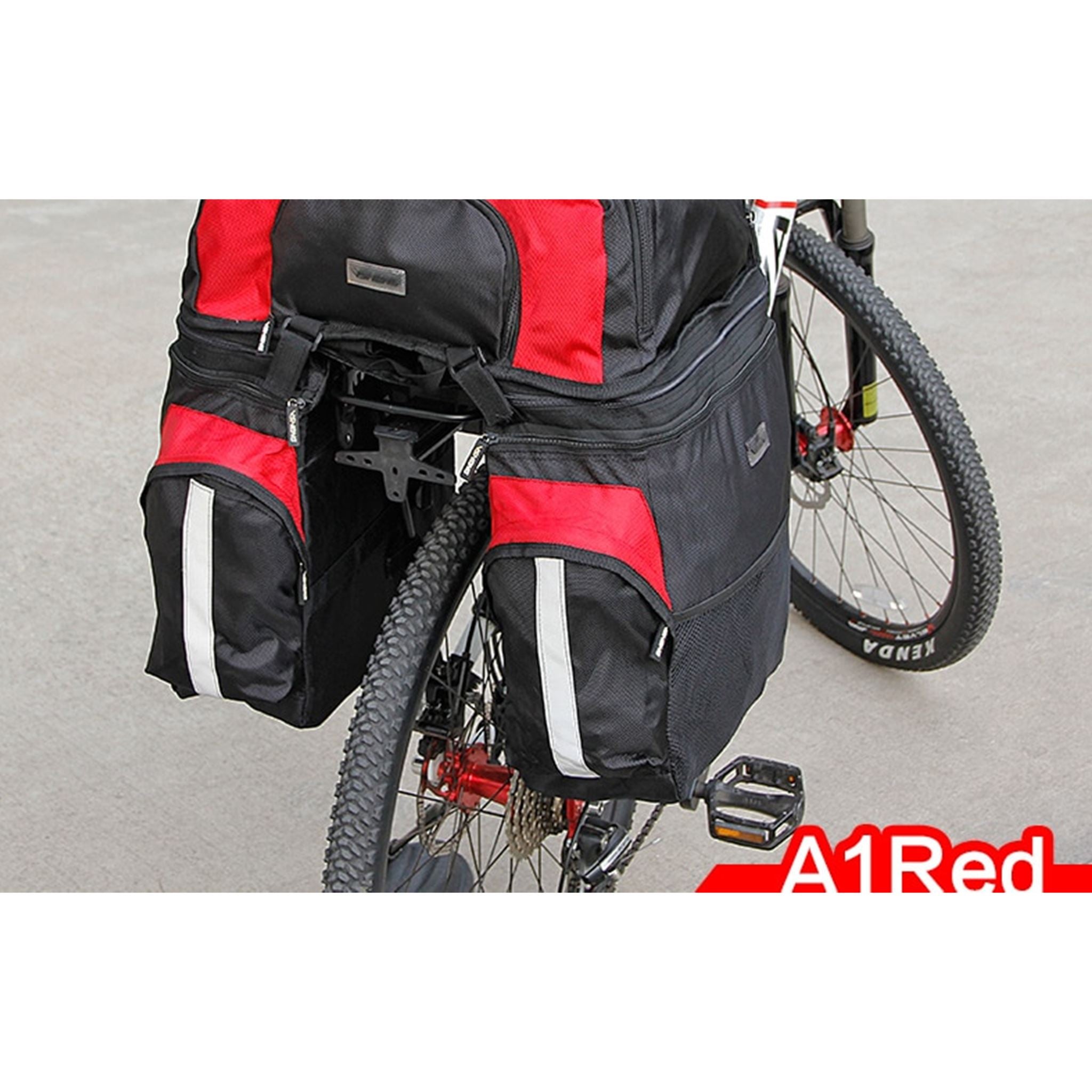 Removable pannier rack store