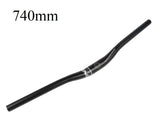 Bike Handlebar Bicycle Riser Bar - UNO, 31.8*740mm 15mm rise, Aluminum, Black