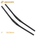 Bike Handlebar Bicycle Riser Bar - ZOOM, 31.8*720mm, 9 degree, Aluminum, Black