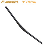 Bike Handlebar Bicycle Riser Bar - ZOOM, 31.8*720mm, 9 degree, Aluminum, Black