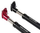 ZOOM Bicycle Suspension Seatpost - 27.2 * 350mm, Aluminum Alloy, Black