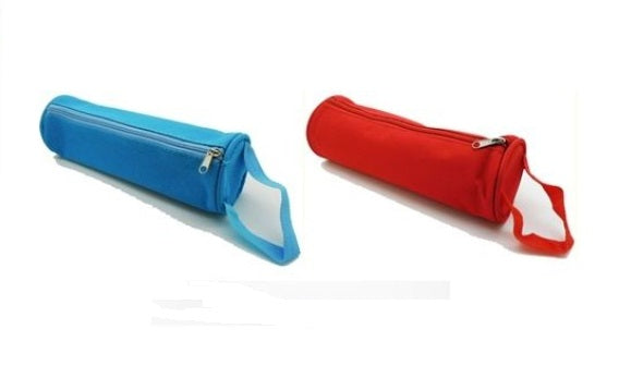 2 x Pencil Case Tube 600D Red only